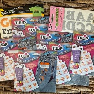 Tulip Xtreme Expressions Iron-On Transfers - Multicolored letters
